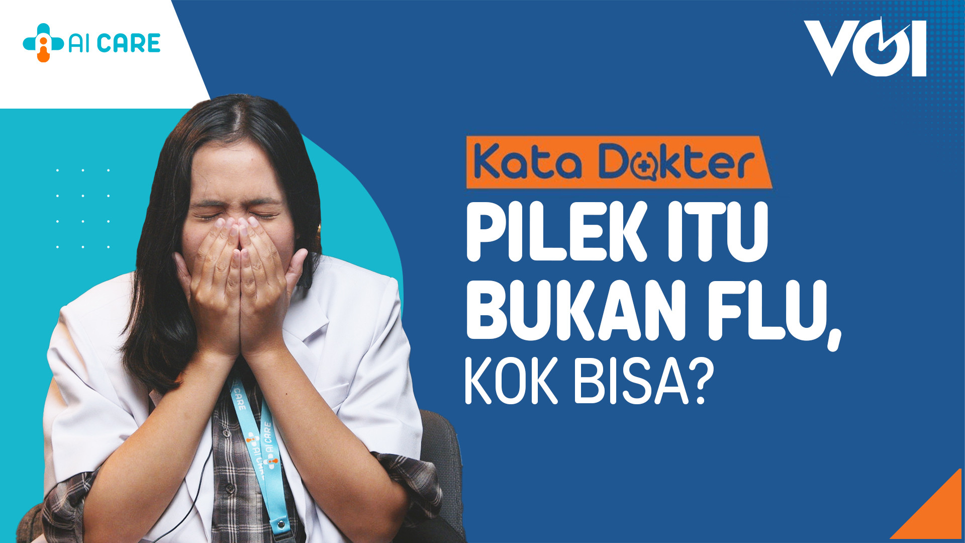 Pilek Itu Bukan Flu, Kok Bisa?